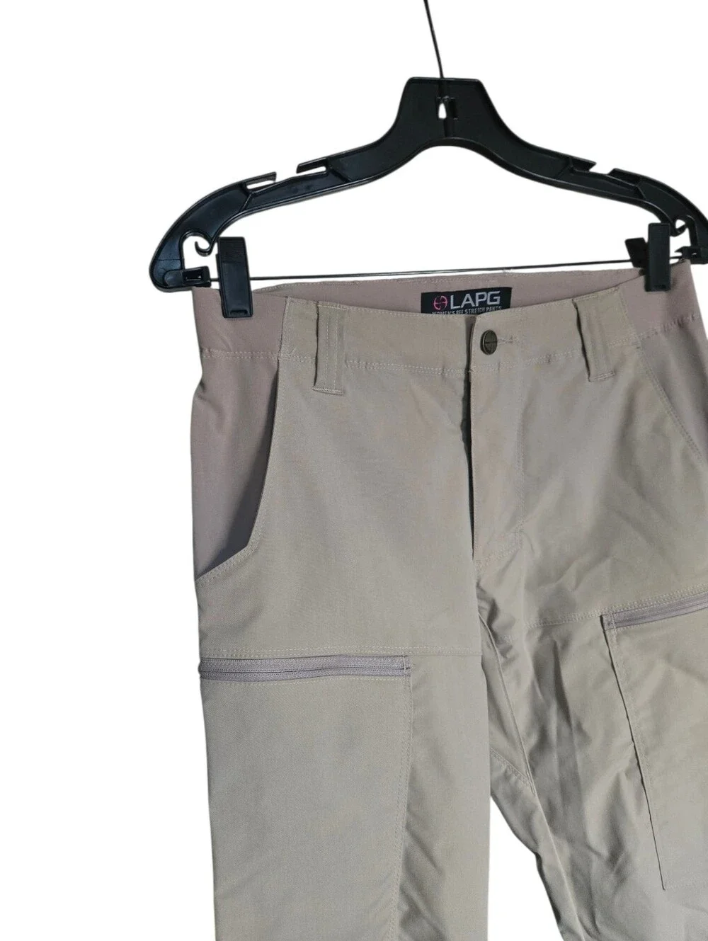 Womens , Tan Performance Cargo Pants